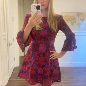 Cynthia Rowley tailored lace and lined dress. Size 2.